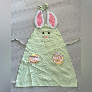 Pier 1 imports Easter bunny apron, small